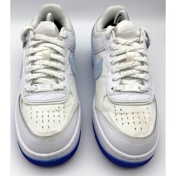 Nike AF1 Air Force Shadow White Royal Tint Women’s Sneakers FJ4567 100 Size 7 - Picture 6 of 10
